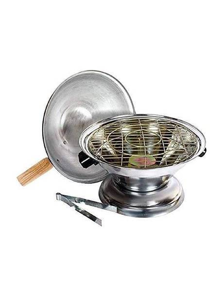 Sawariyaseth andoor Bati Maker Baking Oven, 25 x 25 x 35 cm, Gas Tandoor Food Steamer