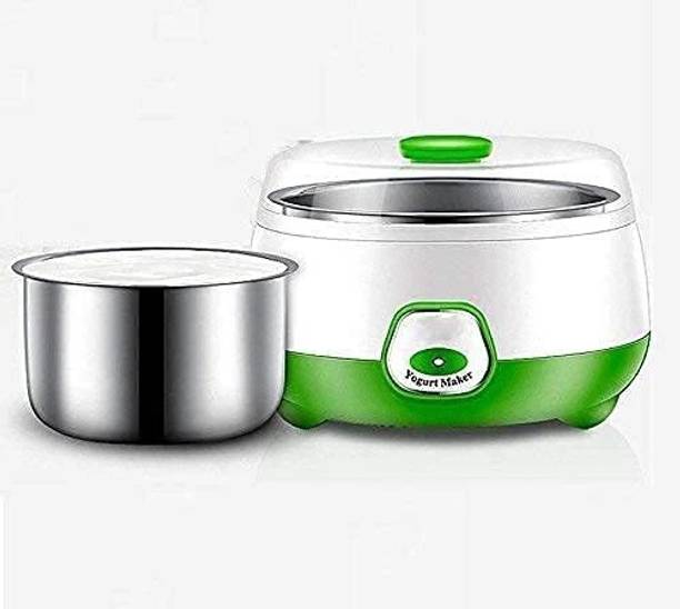 Croptil Portable Automatic Electric Yogurt Maker With Stainless Steel Container Lid Yogurt Maker