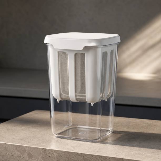 GKPAI 1100ml Yogurt-Curd Maker with Fine Mesh Strainer & Lid Effective Whey Filtration Yogurt Maker