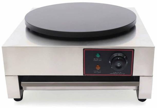 KHUSHI UDYOG Electric Crepe Maker Machine 40cm Cooking Surface Temperature Control Dosa Maker