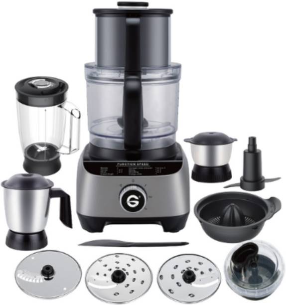 gorek technologies GT-FP101-1300 Watt Premium Design Copper Motor Mixer Grinder Enhanced Inlet 1000 W Food Processor