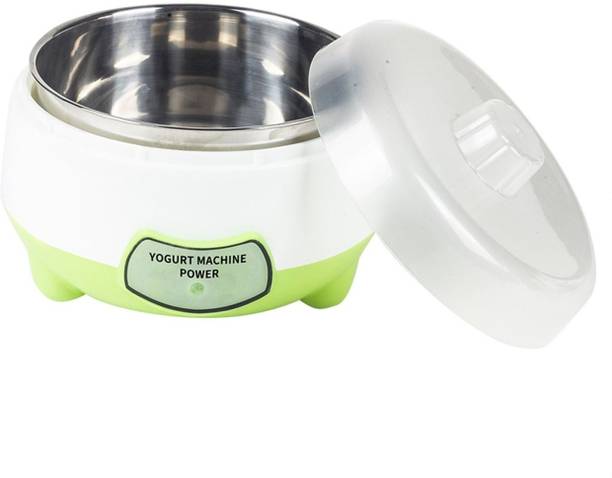 Dherik Tradworld Plastic and Stainless Steel Traditional Automatic Yogurt Maker (900ml) Yogurt Maker