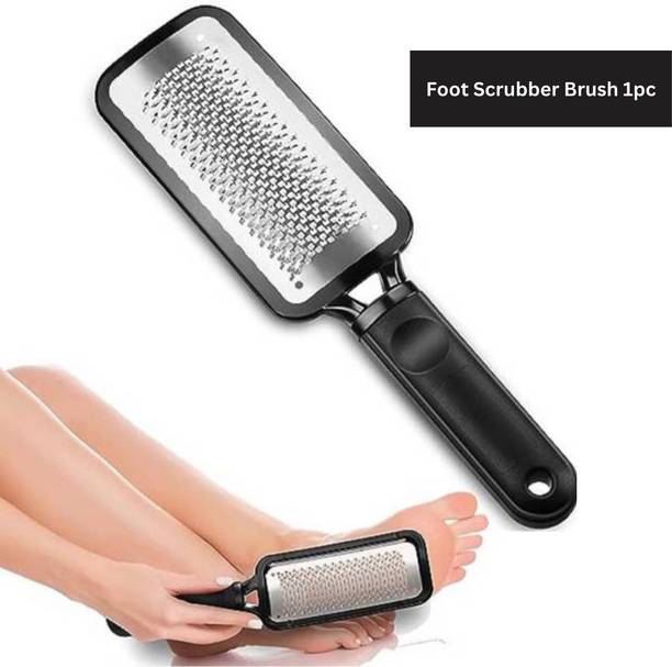 SIYDHA Parlor Foot Scrubber Dead Skin Remover Stainless Steel Pedicure Brush 1pc