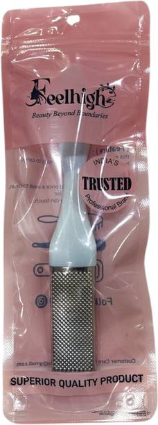 feelhigh 2 in 1 Rectangle Foot Scrubber, Callus Remover Pedicure Tool (Multicolor)