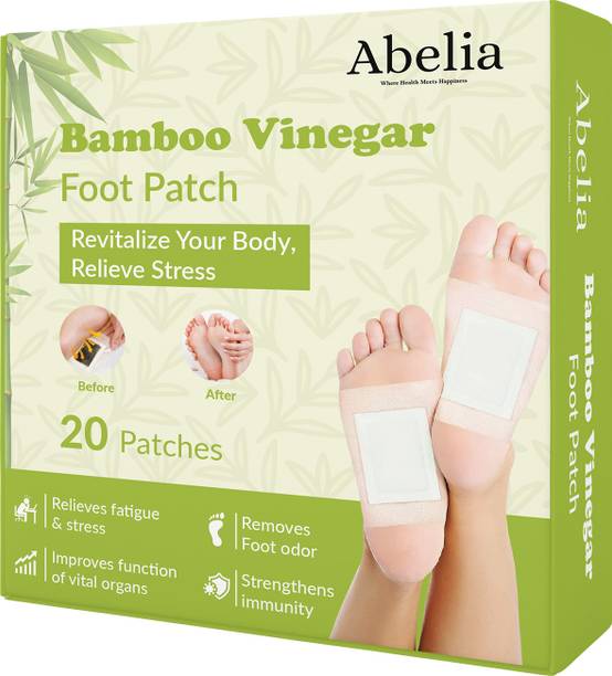 Abelia Premium Detox Foot Pad, Toxin Remover Foot Patch ,100%Organic(Pack of 20Patches)