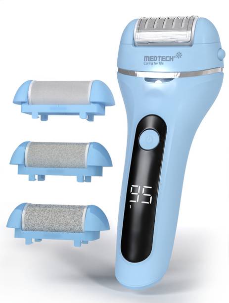 Medtech Electric Callus Remover | Foot scrubber for Dead Skin Removal | Pedicure Machine