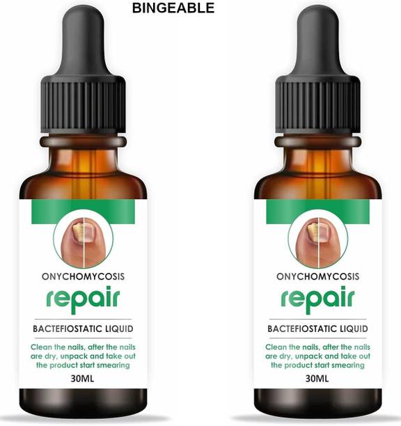 Bingeable Nail Fungus Repair Liquid Pack of 2 | 30ml Onychomycosis Serum Each