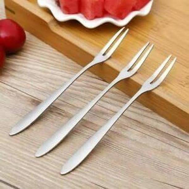 कोनवे स्टेनलेस स्टील फ्रूट फोर्क सेट