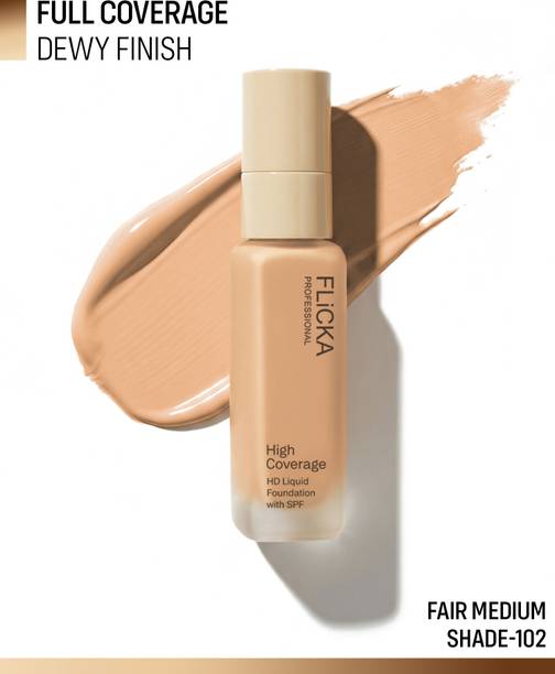 Flicka HD Liquid Foundation 16hr Long lasting Foundation