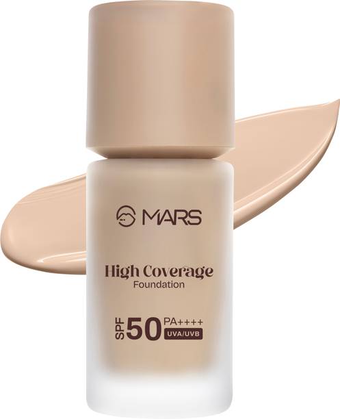 MARS SPF50 PA++++ High Coverage Foundation | Tested by IN-VIVO with 5 Star Foundation
