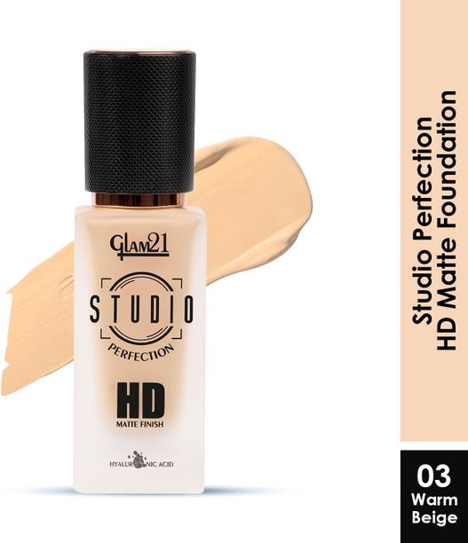 Glam21 Studio Perfection HD Matte Foundation Waterproof & Long Stay Foundation
