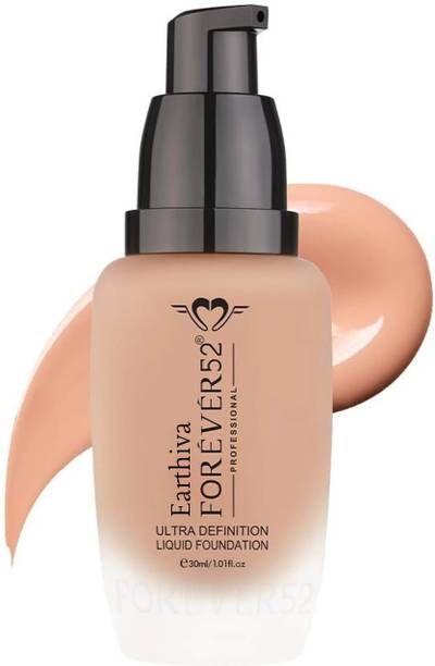 EARTHIVA Forever52 Liquid Foundation with Long-Lasting, Anti-Aging & Matte Finish Foundation