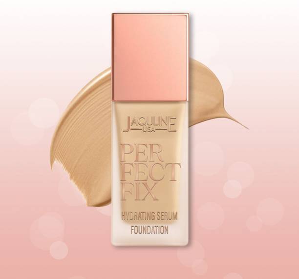 JAQULINE USA Perfect Fix Hydrating Serum Foundation | With Hyaluronic Acid & Vitamin E Foundation
