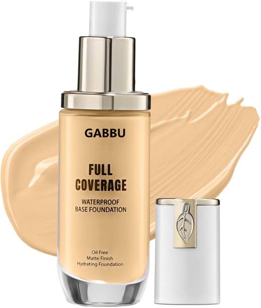 GABBU Waterproof Long Lasting Skin Finish Buildable Coverage Matte Finish  Foundation
