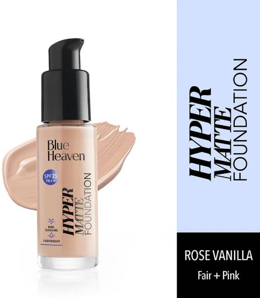 BLUE HEAVEN Hypermatte Foundation- 201 Cream Fair + Pink, 30 ml Foundation