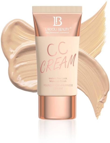 Lakyou Beauty CC Cream Instant Fair Look SPF-15 Matte Non Oily Feel Even Skin Tone Foundation