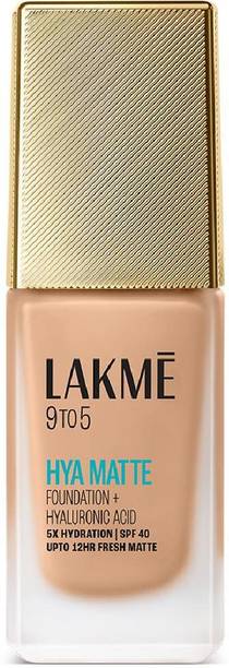 Lakmé 9to5 Hya Matte Foundation + Hyaluronic Acid Warm Beige - 25ml Foundation