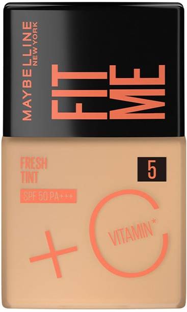 MAYBELLINE NEW YORK Fit Me Fresh Tint With SPF 50 & Vitamin C, Shade 05, 30 ml Foundation