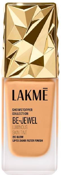 Lakmé Be-Jewel Luminous Skin Tint |Up To 2X Luminous Glow| Warm Crme Foundation