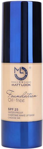 MATTLOOK Oil-Free Foundation 24H SPF-25 Water Proof Matte Finish Foundation