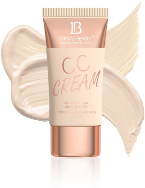 Lakyou Beauty CC Cream Instant Fair Look SPF-15 Matte Non Oily Feel Even Skin Tone Foundation