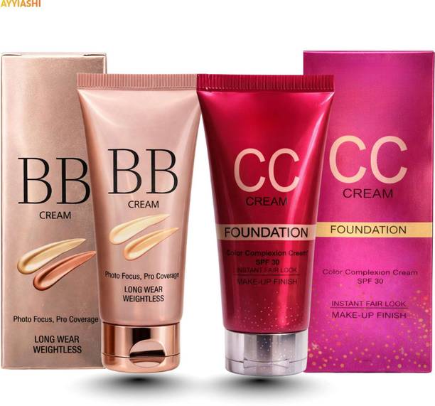K.Y.L.Plus BB and CC Foundation Cream combo for Girl and Women (Pack of 2( Foundation