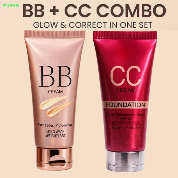 AYYIASHI Bb Cream For Women Face With Cc Cream Oily Skin Daily Coverage Foundation