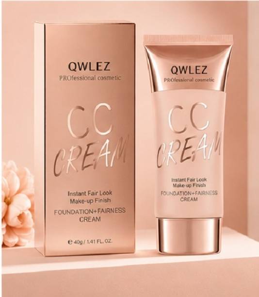 QWLEZ CC Cream Light weight Full Finish Coverage matte Face Cream Foundation