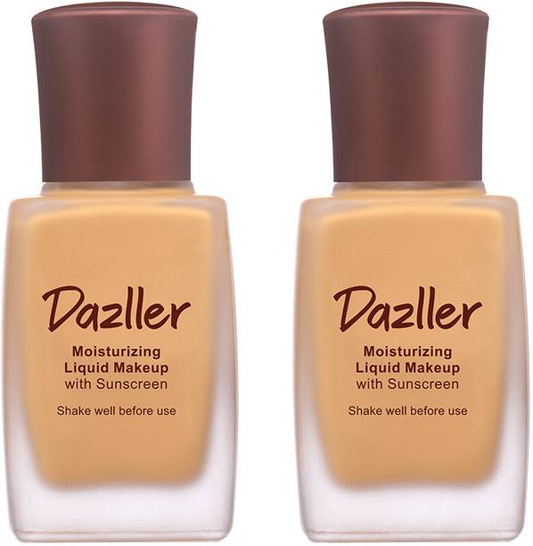 Dazller Moisturizing Liquid Makeup (Pack of 2 X 27mL) Foundation