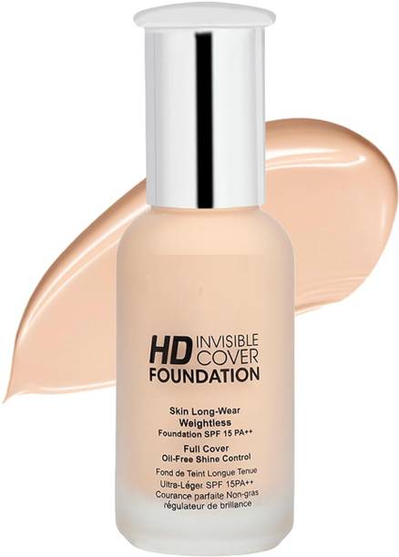 FLORERO High Coverage Liquid Foundation | Blemish Free & Blendable Makeup  Foundation