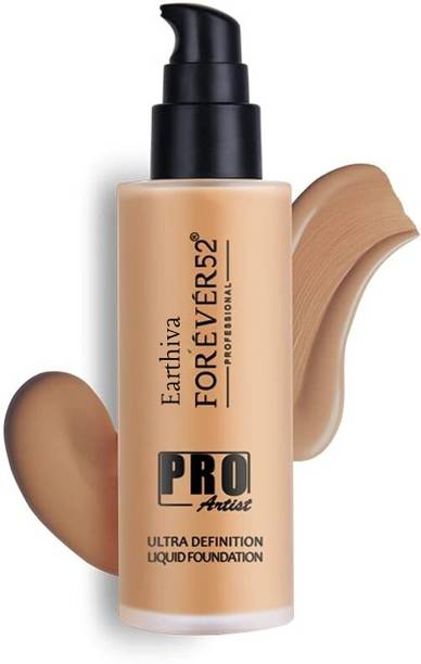 EARTHIVA Forever52 Pro Liquid Foundation with Smooth Finish | Lightweight Foundation