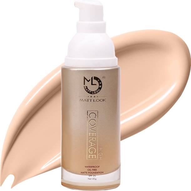 MATTLOOK High Coverage Waterproof oil Free Matte Foundation SPF 25 Foundation