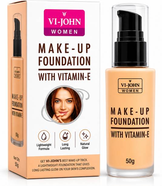VI-JOHN Matte Liquid Makeup Foundation with Pump For All Skin Types Foundation