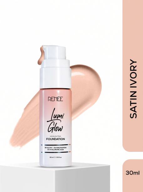 Renee Lumi Glow Liquid Foundation, Lightweight, Dewy 3D Glow, Medium Coverage - 30 ml Foundation