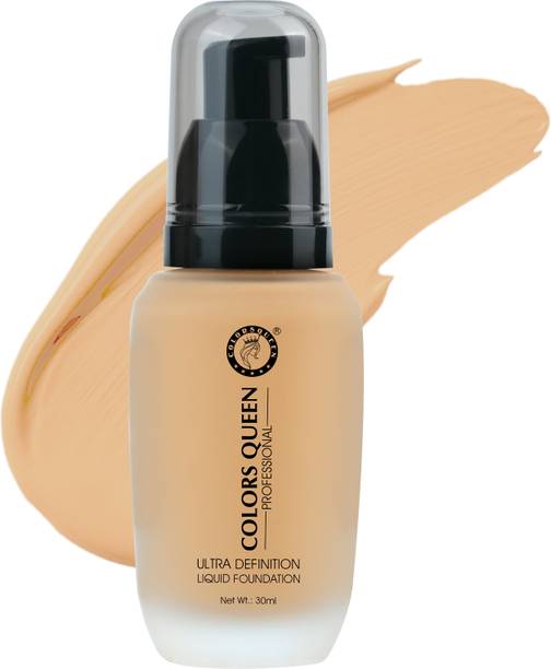 COLORS QUEEN Ultra Definition Long Lasting Waterproof & Sweatproof Liquid  Foundation