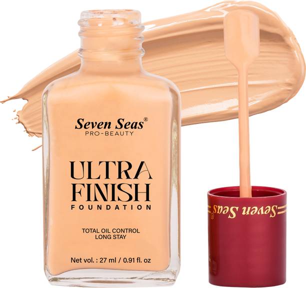 Seven Seas Ultra Finish Foundation Total Oil Control Long Lasting Full Converage Foundation