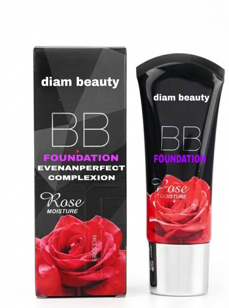 DIAM beauty BB foundation with rose moisture skin fairness face glowing original foundation Foundation