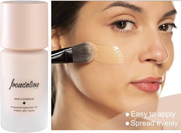 Latixmat Full Coverage Liquid Makeup Lightweight Long Lasting Waterproof  Foundation