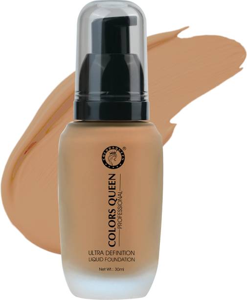 COLORS QUEEN Ultra Definition Long Lasting Waterproof & Sweatproof Liquid  Foundation