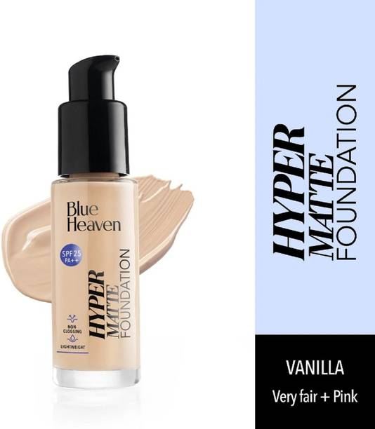 BLUE HEAVEN Hypermatte Foundation- 101 Vanilla Very Fair + Pink, 30 ml Foundation