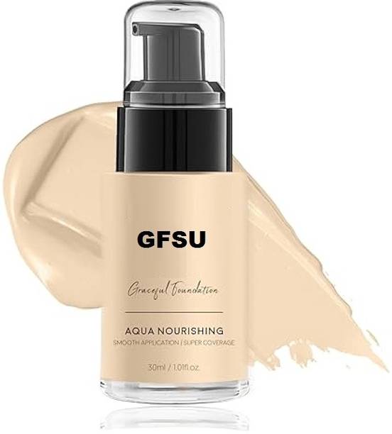 GFSU Liquid Foundation, Waterproof Full Coverage Long Lasting foundation Foundation