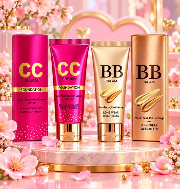 GLAZORA BEAUTY BB + CC Cream Long Wear  Foundation