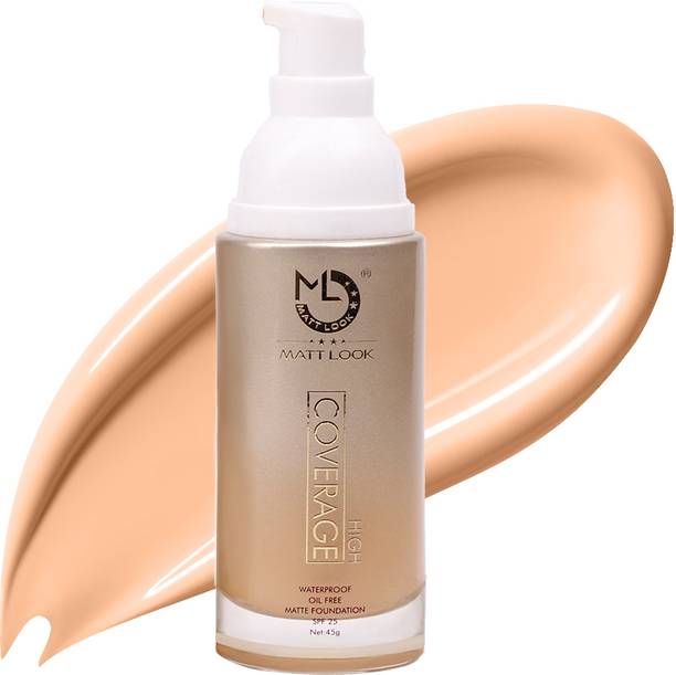 MATTLOOK High Coverage Waterproof oil Free Matte Foundation SPF 25 Foundation