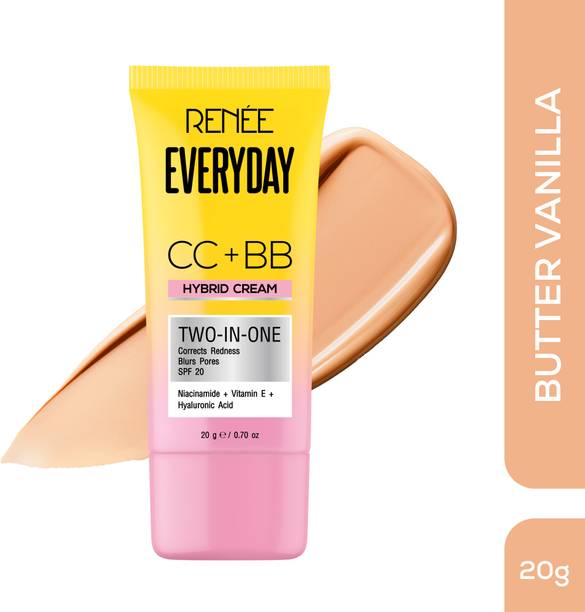 Renee Everyday CC+BB Cream - SPF 20, Corrects Redness, Hydrates Skin Foundation
