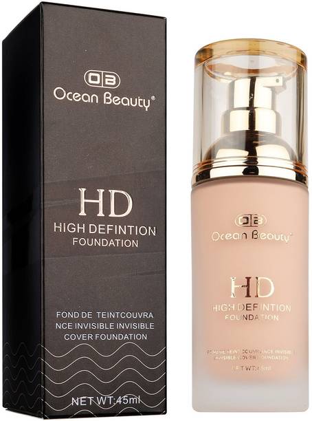 OCEAN BEAUTY Waterproof Liquid High Definition Matte Finish BB Foundation Cream For 24 Hours Foundation