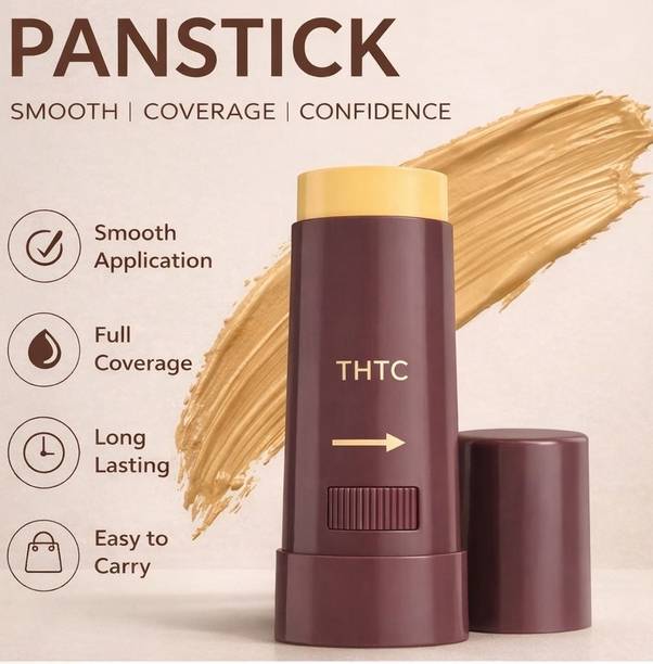 THTC Instant Waterproof Makeup Stick with SPF 12 | Full Coverage Foundation