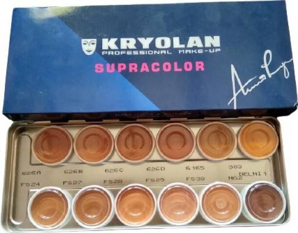 KRYOLAN GERMANY 12 COLOUR BASE palette Foundation