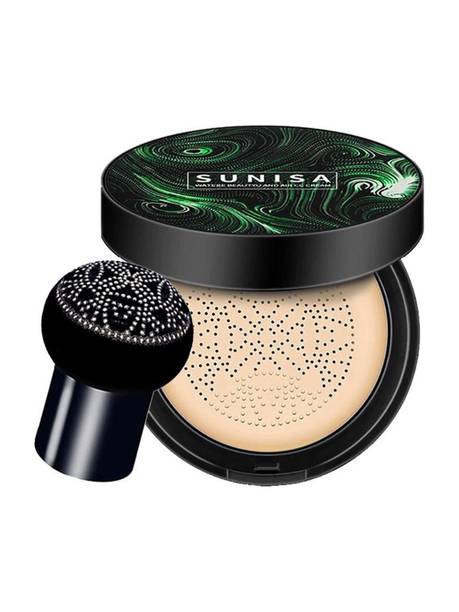 sunisa WATERPROOF and SWEAT RESISTANT Mushroom Head Make up Air Cushion Moisturizing  Foundation