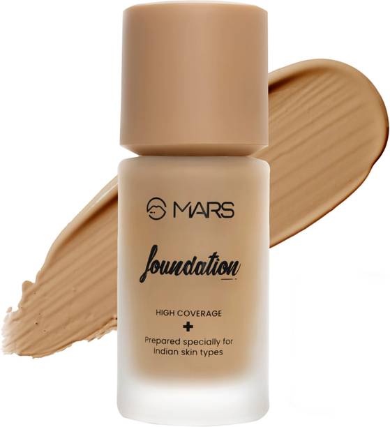MARS SPF55 PA++++ High Coverage Liquid | Blemish Free & Blendable Makeup Foundation