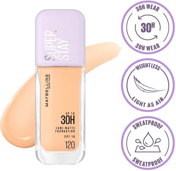 MAYBELLINE NEW YORK Super Stay Lumi Matte Foundation 30H Longwear Light As Air Foundation
